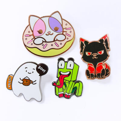 Good price Custom Logo Safety Pin Badge Hijab Hat Collar Clothes Lapel Pin Fashion Metal Badge Cartoon Anime Soft Hard Enamel Pin online