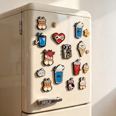 Good price Custom Fridge Magnet Collection Enamel Retro Art Souvenirs with Strong Magnet Inside for Retailers and Brand Gifts online