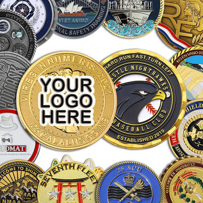 Good price Personalized Custom Logo Challenge Coins Manufacturer 3D Zinc Alloy Gold Silver Plated Metal Enamel Collection Custom Coins online